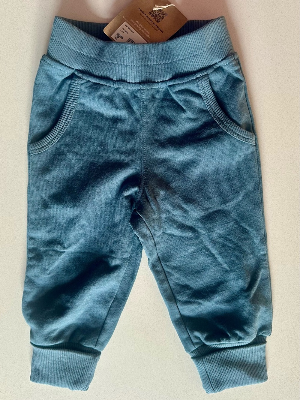 Patagonia Baby Sweatpants Joggers - Size 6:12 months - New - Utility Blue